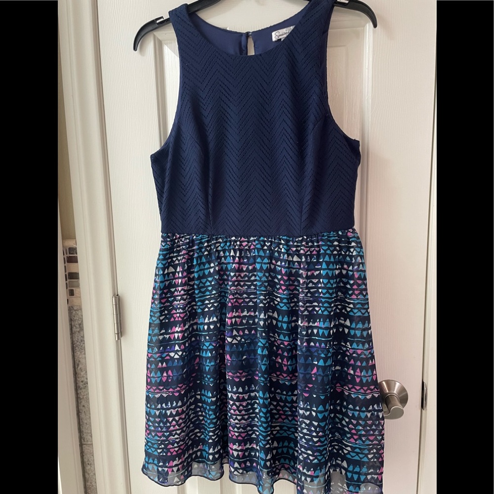 Blue dress for teens